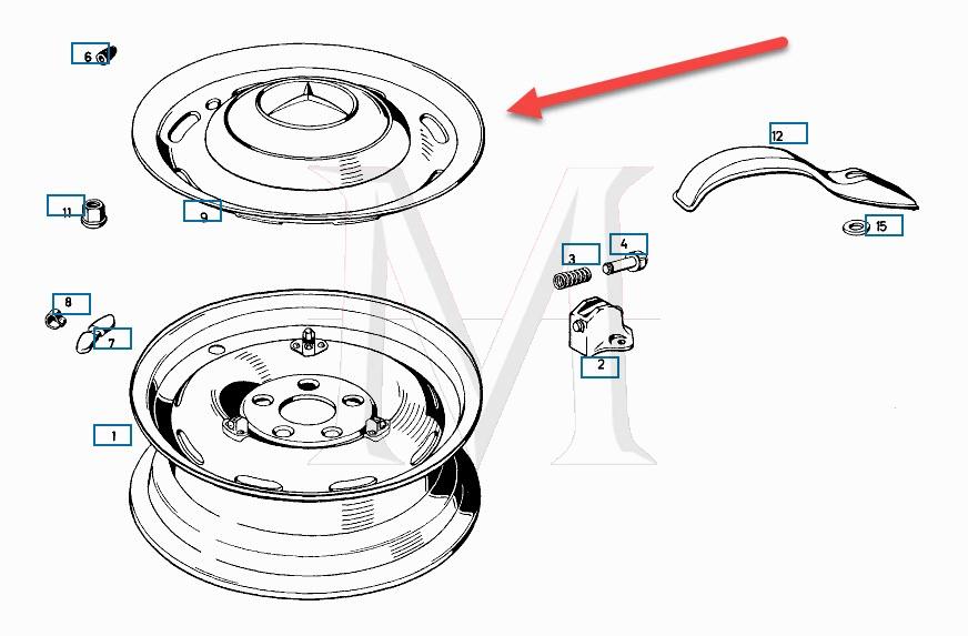 13 INCH FULL HUB CAP