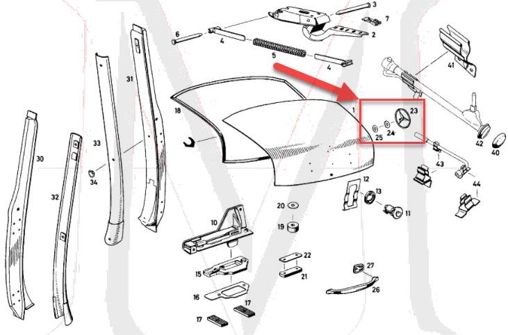 TRUNK LID STAR - 4 DOOR SEDAN